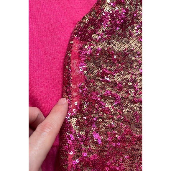 Rare VS PINK Reversible Flip Sequin Bling Jacket - Picture 6 of 7